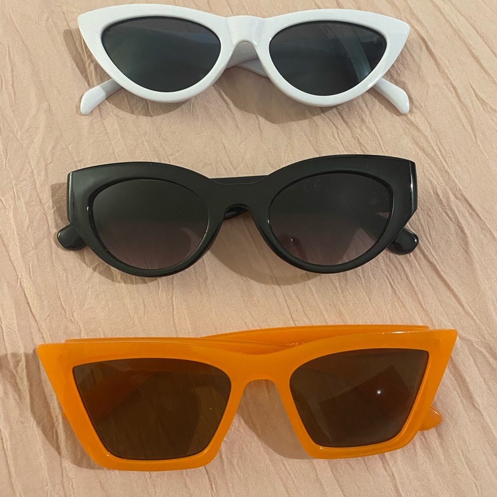 3 pairs of sunglasses!!!